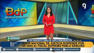 Pablo Sánchez: JNJ propone suspender a fiscal supremo por presunto cobro de tres salarios