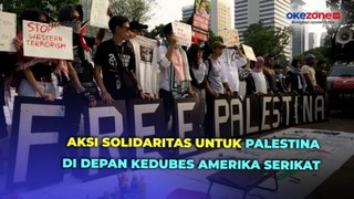 Gelar Aksi Solidaritas Palestina di Depan Kedubes AS, Massa Kirim Petisi ke Menlu hingga Presiden Jokowi dan Prabowo