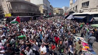 مسيرات حاشدة في الأردن دعما لغزة والضفة ورفح