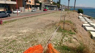 Parcheggi della litoranea di Messina, oggi cantieri deserti