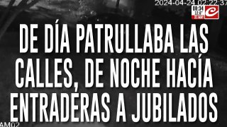 Cayó mujer policía que se encargaba de hacer entraderas a jubilados