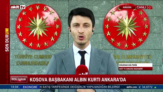 Kosova başbakanı Albin Kurti Ankara'da
