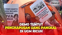 Ricuh, Petugas Robohkan Tenda Massa Aksi saat Demo Tuntut Penghapusan Uang Pangkal di UGM