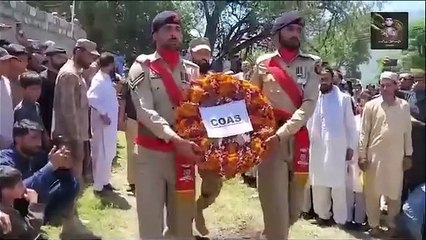 Funeral of Brave Soldiers Who Embraced Shahadat  28 May 2024  ISPR_