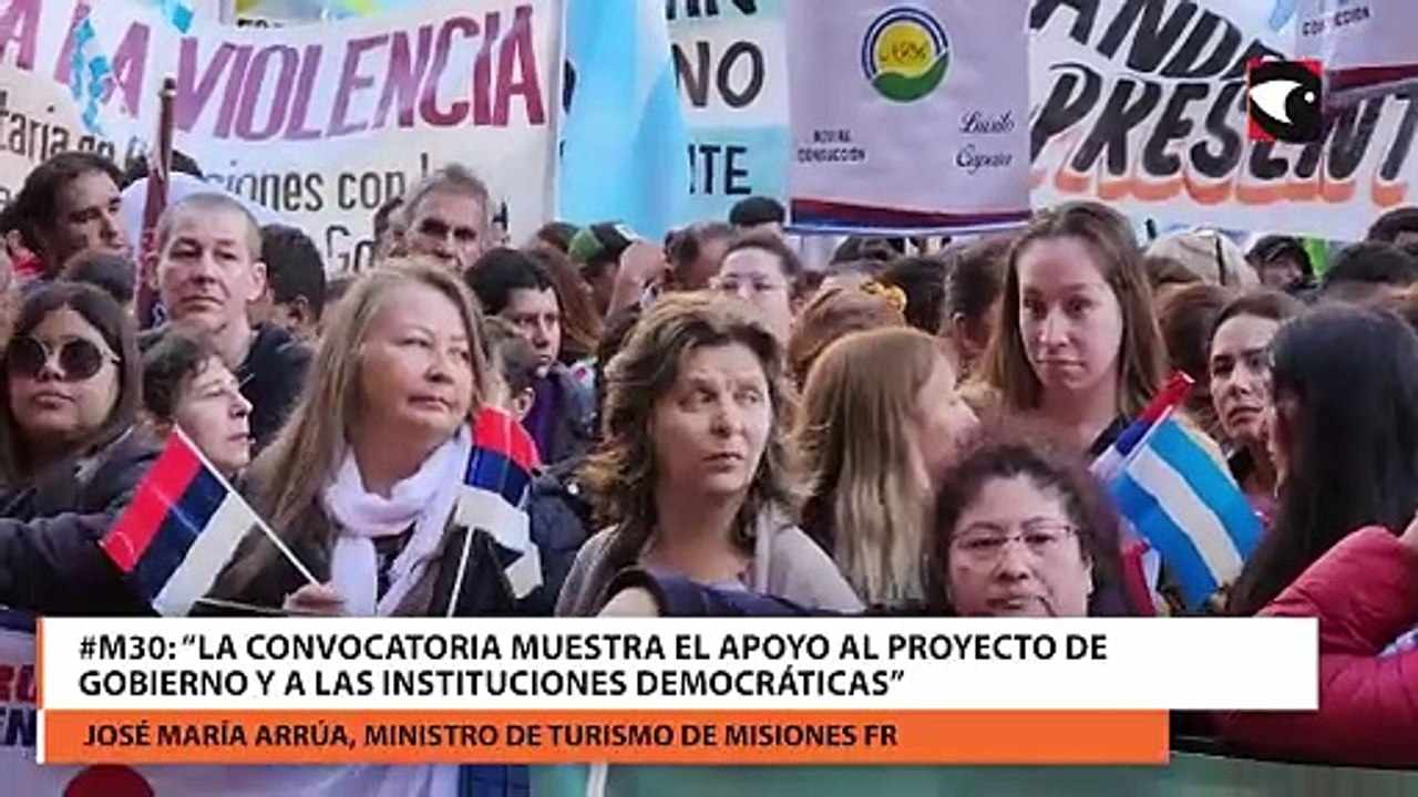 #M30: “La convocatoria muestra el apoyo al proyecto de gobierno y a las instituciones democráticas”