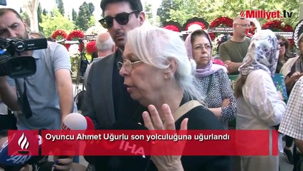 Oyuncu Ahmet Uğurlu son yolculuğuna uğurlandı
