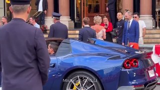 Charles Leclerc, vainqueur du Grand Prix de Monaco 2024, et sa célébration au célèbre Hôtel de Paris à Monte-Carlo