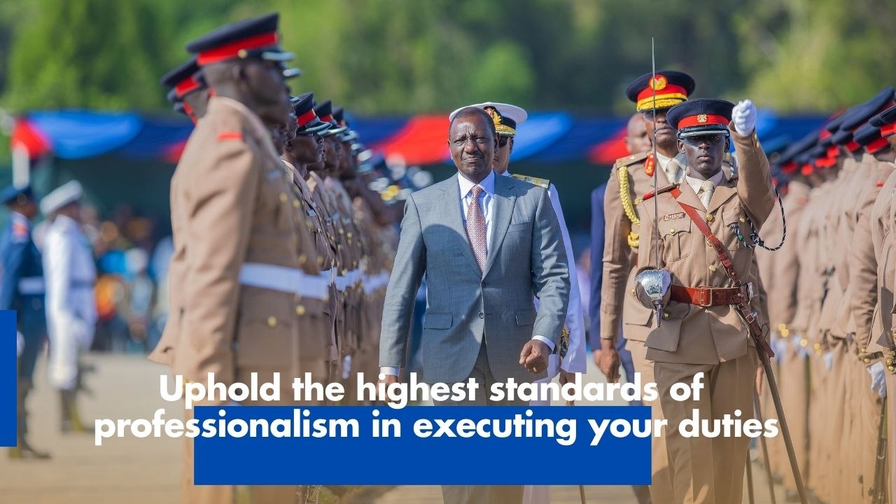 Uphold the highest standards of professionalism in executing your duties