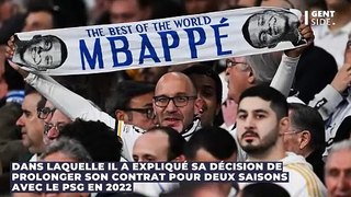 Kylian Mbappé explique pourquoi il a prolongé avec le PSG en 2022 : 