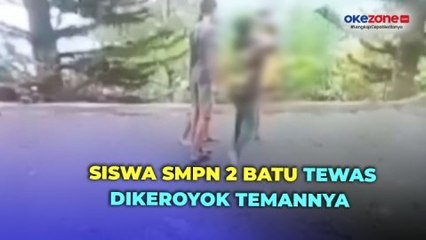Siswa SMPN 2 Batu Tewas Dikeroyok Temannya, Aksinya Direkam dan Dijadikan Status Medsos Pelaku