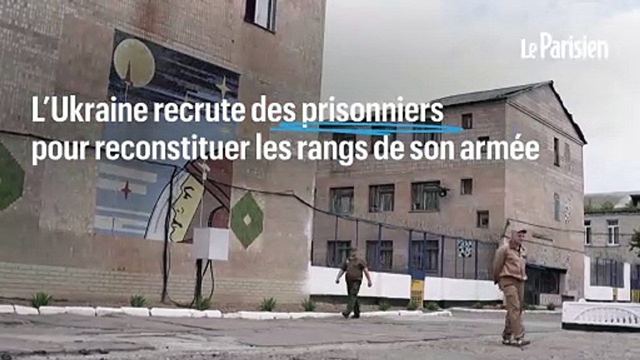 L'Ukraine recrute des soldats dans ses prisons