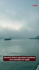 Cerração “braba” atrapalhou voos no aeroporto de Navega