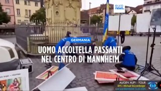 Germania, uomo accoltella varie persone nel centro di Mannheim: ferito attivista anti islam