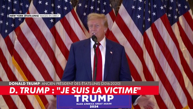 Donald Trump : «Je suis la victime. Il n’y a jamais eu de juge aussi corrompu, c’était un procès truqué»