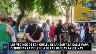 Los vecinos de Son Gotleu se lanzan a la calle para denunciar la violencia de las bandas argelinas
