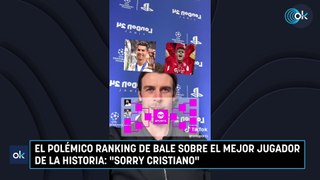 El polémico ranking de Bale sobre el mejor jugador de la historia: 