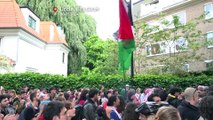 تظاهرات حامیان فلسطین در بلژیک و درگیری آن‌ها با پلیس