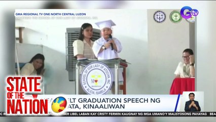 State of the Nation Part 2 & 3: Kaso vs. Trump; Graduation speech ng isang kinder graduate; atbp.