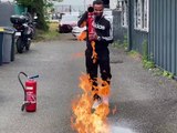 Formation incendie pour 12 bénévoles des JO 2024 - Reportage TL7 - TL7, Télévision loire 7