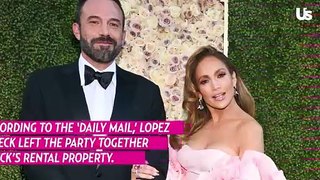 Jennifer Lopez, Ben Affleck Went Separate Ways After Violet's Party: Report