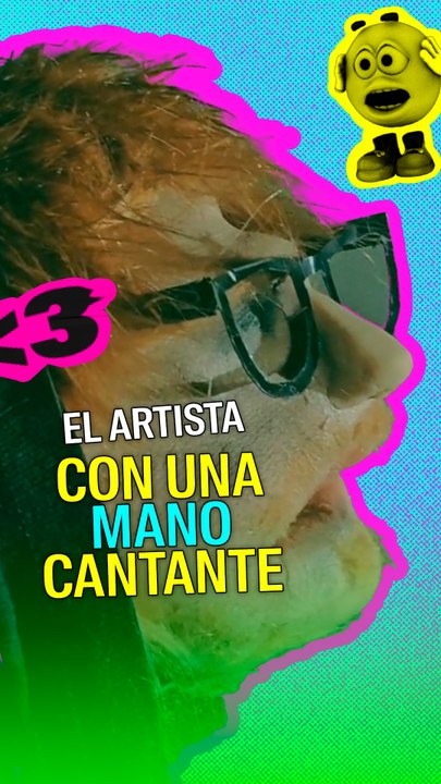 El artista con una mano cantante