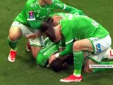 Barrages aller de Ligue 1 : une longueur d'avance pour les Verts ! - Reportage TL7 - TL7, Télévision loire 7