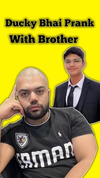 Ducky Bhai Prank With Brother | Ducky Bhai Prank With Muneeb | Ducky Bhai Prank Video