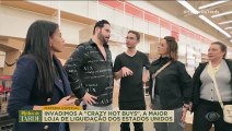 Catia Fonseca visita a 'Crazy Hot Buys' e conversa com dono palestino