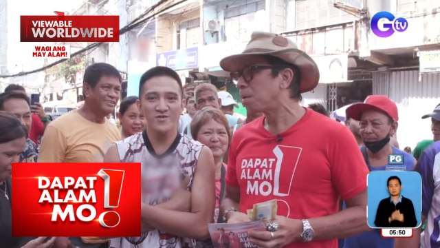 Kuya Kim Atienza, namigay ng instant cash sa Paco, Manila! | Dapat Alam Mo!