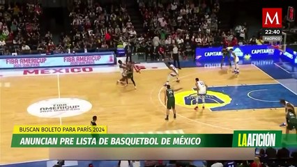 Revelan prelista para la Selección Mexicana de Basquetbol; buscan boleto para París 2024