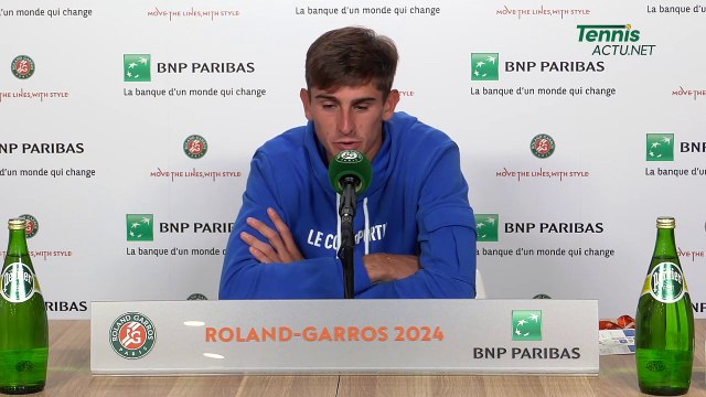 Tennis - Roland-Garros 2024 - Matteo Arnaldi : The secret of Italian tennis ? Do you like pasta and pizza ? Maybe that's it