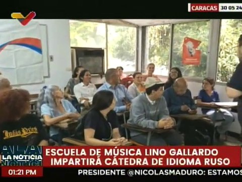 Caracas | Escuela de Música Lino Gallardo inauguró Escuela Abierta de la Enseñanza del Idioma Ruso