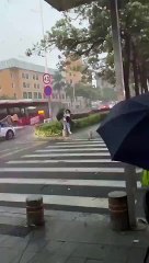 Así se sintieron los vientos Beijing, China