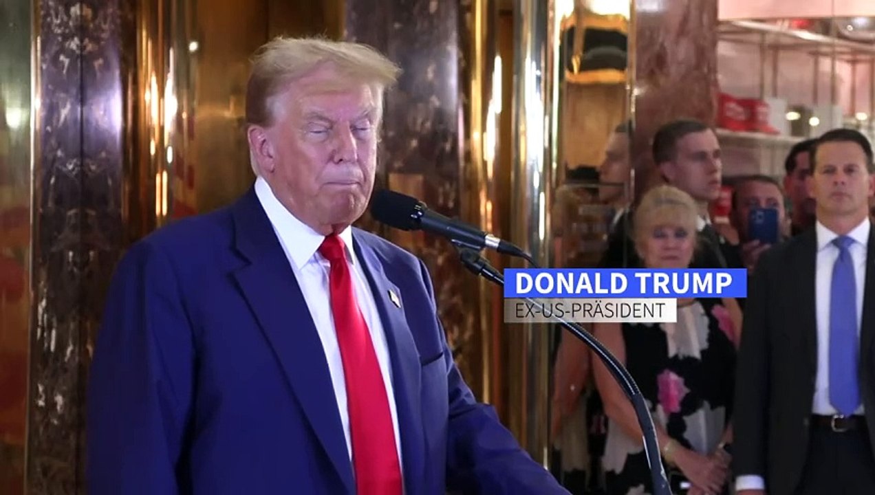 Trump teilt nach historischem Schuldspruch gegen seine Gegner aus