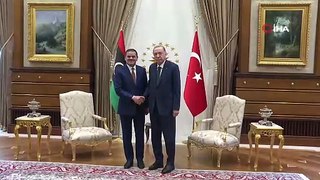 Cumhurbaşkanı Erdoğan Dibeybe'yi kabul etti