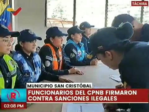 Táchira | CPNB rechaza rotundamente las medidas coercitivas impuestas por Estados Unidos