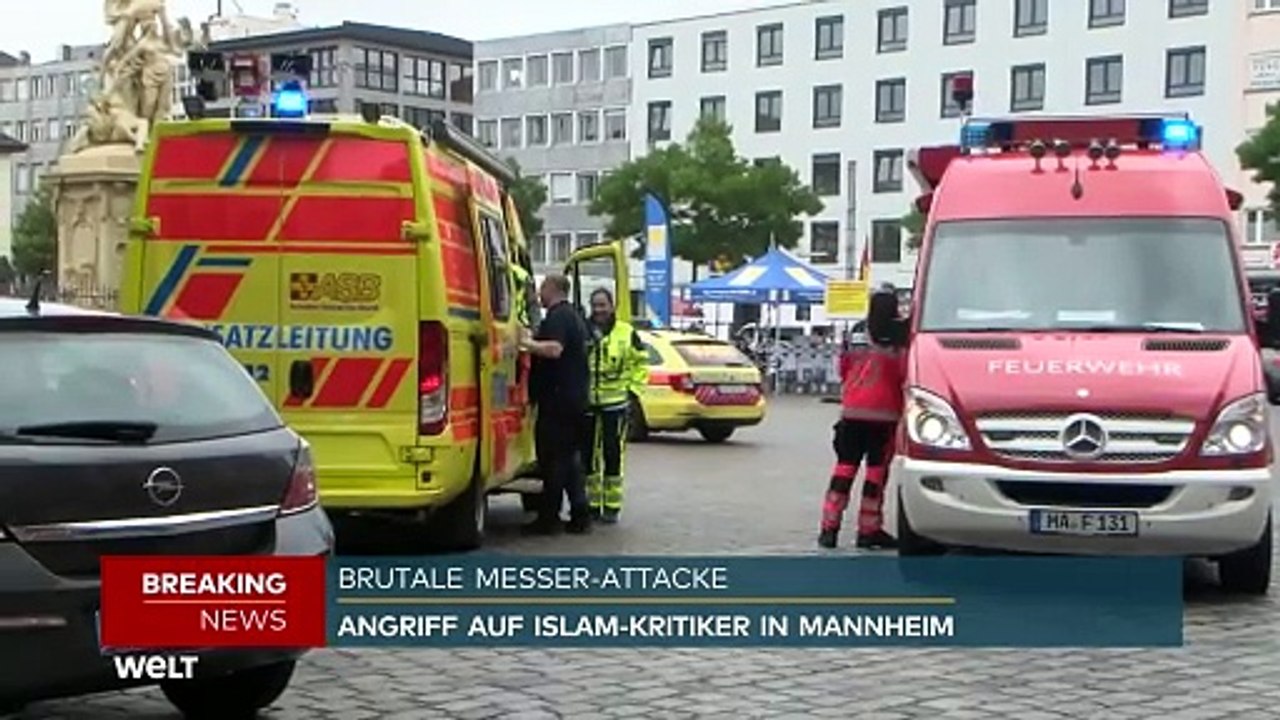 Schauderhafte Messerattacke Heute in Mannheim Video und Reaktionen auf Twitter