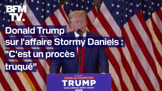 Donald Trump revient sur le verdict dans l'Affaire Stormy Daniels lors d'une conférence de presse