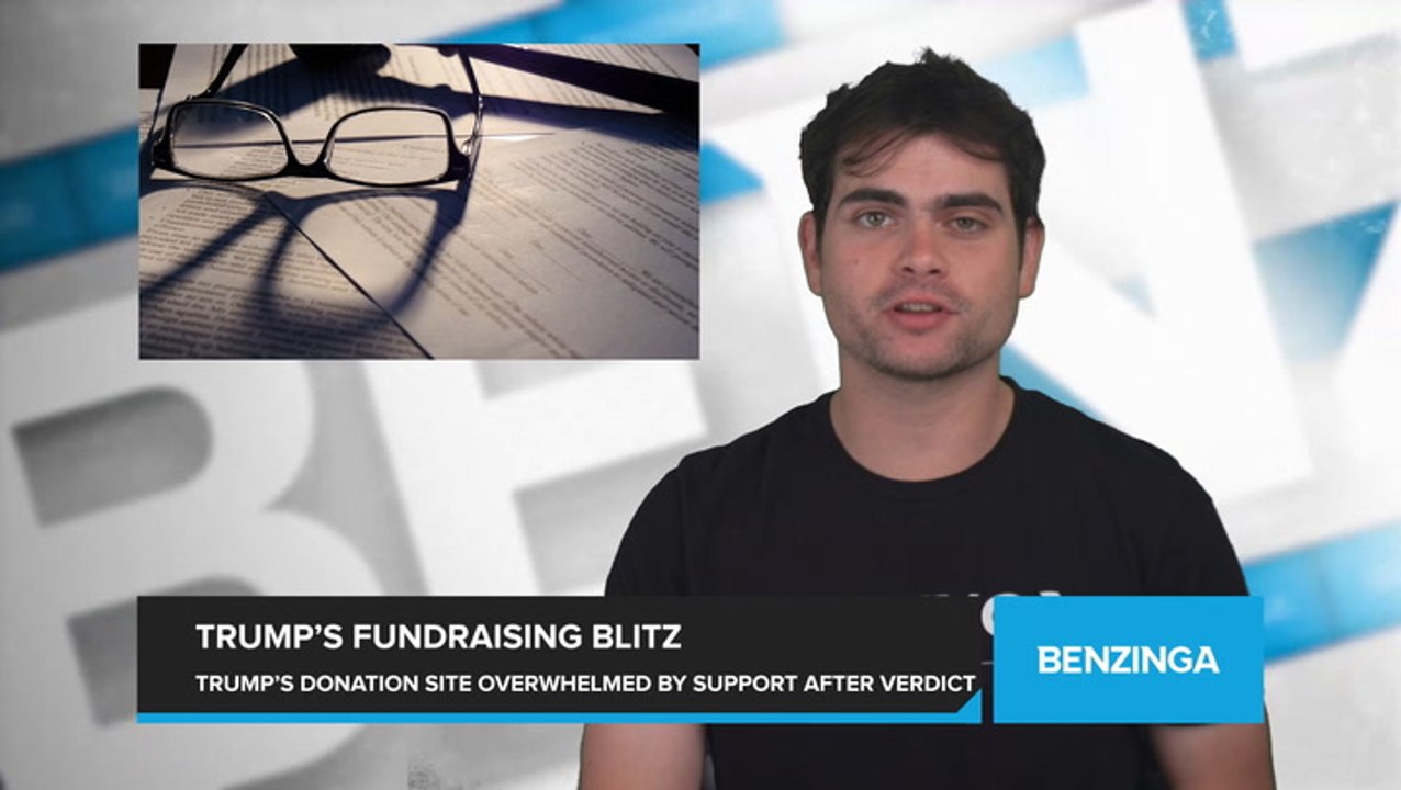 Trump's Donation Website Overwhelmed as Small Donors Rush to Support Amid Guilty Verdict