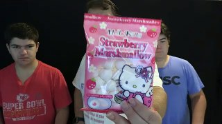 FFG Food Challenge Hello kitty Strawberry Marshmellow