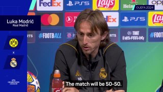 Modric rubbishes 'favourites' tag ahead of Champions League final