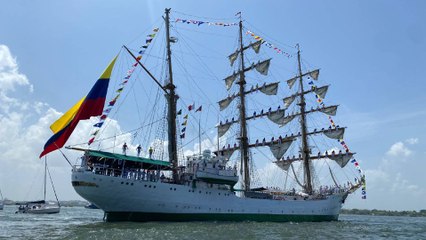 Así fue la llegada del Buque Escuela Gloria a su sexto destino: Bélgica