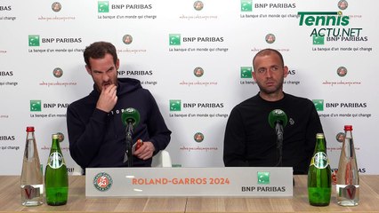 Tennis - Roland-Garros 2024 - Andy Murray : "My brother doesn't have a partner for Wimbledon so..."