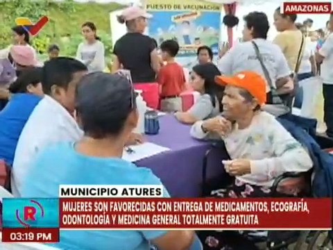 Amazonas | Ministerio de la Mujer favoreció a las féminas del mcpio. Atures con jornada de salud