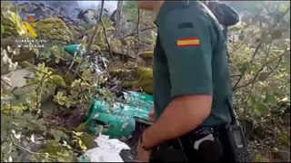 Mueren los dos ocupantes de una avioneta que se estrelló en un monte junto al pantano de San Juan