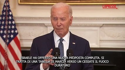 Download Video: Medioriente, Biden: «Israele ha offerto ampio accordo per cessate il fuoco a Gaza»