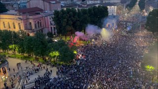 Festa grande a Bergamo per l'Europa League dell'Atalanta