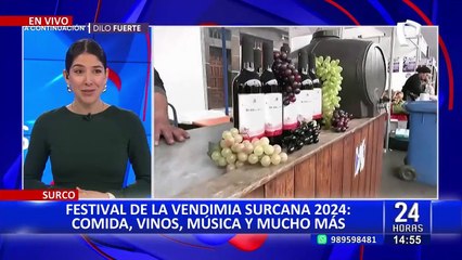 Con música, vinos y comida: Celebran el Festival de la Vendimia en Surco