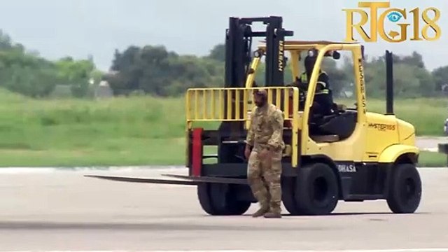 Yon avyon US AIR FORCE imatrikile 4632 ateri vandredi 31 Me 2024 la nan ayopò Toussaint Louverture.