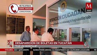 Desaparición de 800 boletas en Yucatán fue un montaje de candidato del PVEM
